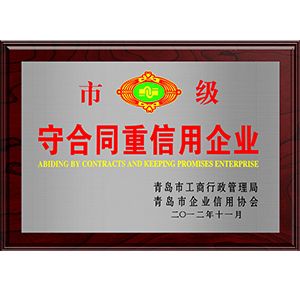 市級守合同重信用企業(yè)